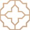 Ekena Millwork 66 56W x 66 56H x 38T Large Laird Decorative Fretwork Wood Ceiling Panels, Hickory CELW67X67X0375LRDHI - alternate 10